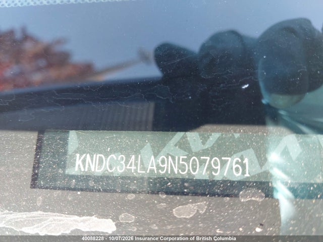 2022 Kia Ev6 მანქანა იყიდება აუქციონზე, vin: KNDC34LA9N5079761, აუქციონის ნომერი: 40088228