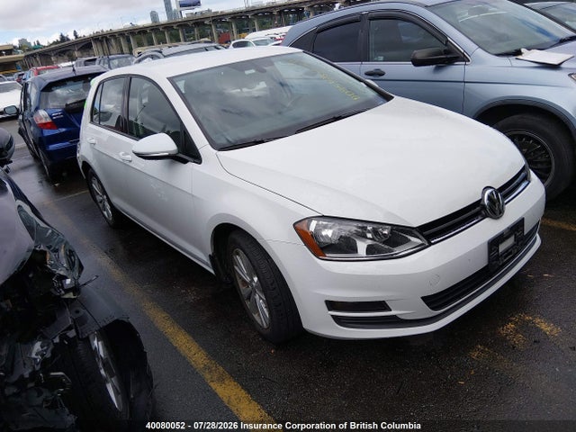 40080052 :رقم المزاد ، 3VW117AUXGM045608 vin ، 2016 Volkswagen Golf 1.8 Tsi Comfortline/1.8 Tsi Highline/1.8 Tsi Trendline مزاد بيع