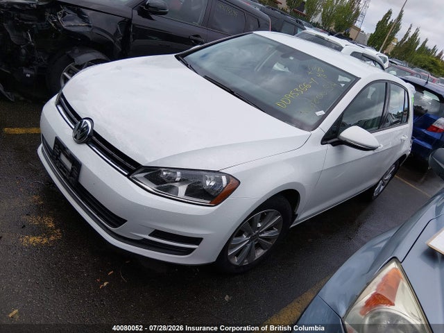 40080052 :رقم المزاد ، 3VW117AUXGM045608 vin ، 2016 Volkswagen Golf 1.8 Tsi Comfortline/1.8 Tsi Highline/1.8 Tsi Trendline مزاد بيع