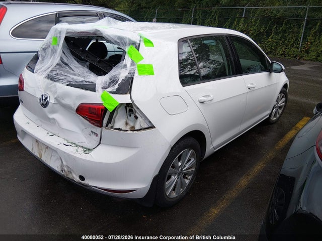 40080052 :رقم المزاد ، 3VW117AUXGM045608 vin ، 2016 Volkswagen Golf 1.8 Tsi Comfortline/1.8 Tsi Highline/1.8 Tsi Trendline مزاد بيع