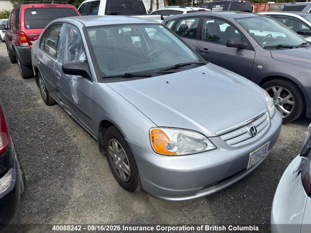 2003 Honda Civic მანქანა იყიდება აუქციონზე, vin: 2HGES164X3H938444, აუქციონის ნომერი: 40088242