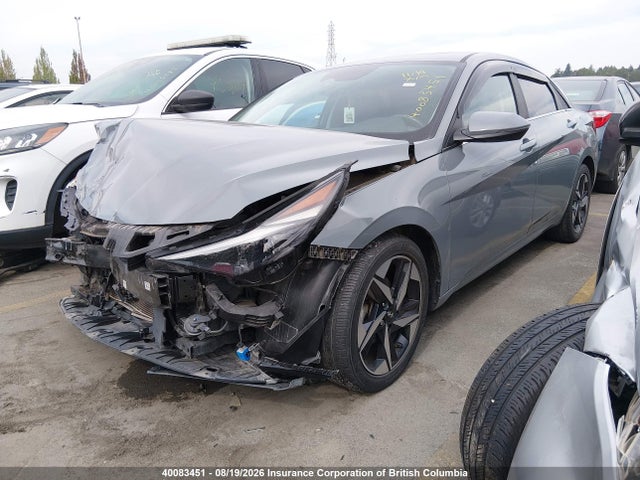 2021 Hyundai Elantra Sel მანქანა იყიდება აუქციონზე, vin: KMHLN4AGXMU172726, აუქციონის ნომერი: 40083451