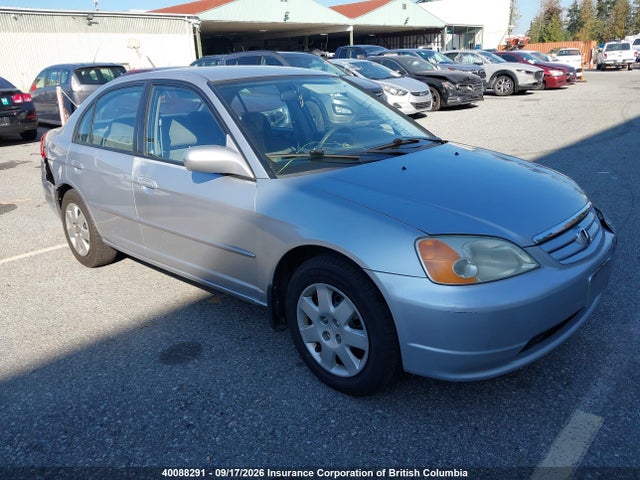 2002 Honda Civic მანქანა იყიდება აუქციონზე, vin: 2HGES16852H914487, აუქციონის ნომერი: 40088291