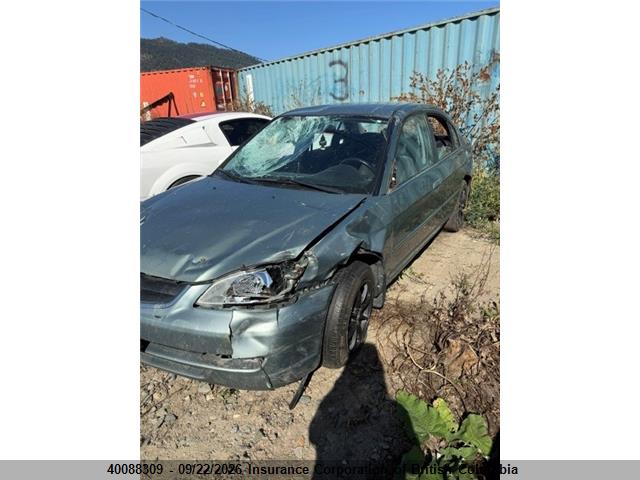 40088309 :رقم المزاد ، 2HHES36662H001632 vin ، 2002 Acura 1.7el Touring مزاد بيع