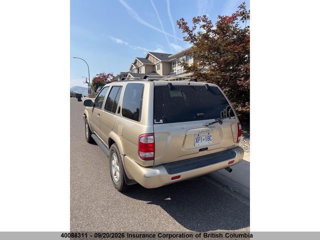 Aukcja sprzedaży 2001 Nissan Pathfinder Le/se/xe, vin: JN8DR09YX1W606439, numer aukcji: 40088311