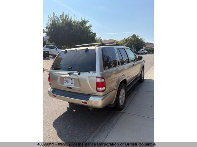 Aukcja sprzedaży 2001 Nissan Pathfinder Le/se/xe, vin: JN8DR09YX1W606439, numer aukcji: 40088311