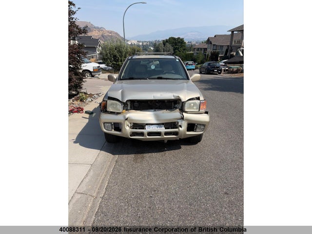 Aukcja sprzedaży 2001 Nissan Pathfinder Le/se/xe, vin: JN8DR09YX1W606439, numer aukcji: 40088311