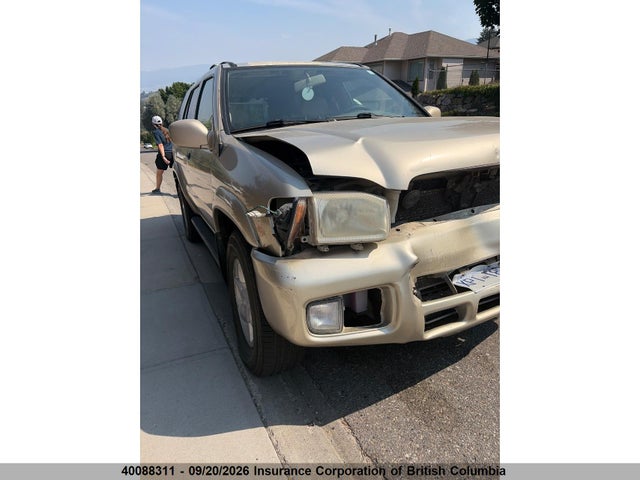 Aukcja sprzedaży 2001 Nissan Pathfinder Le/se/xe, vin: JN8DR09YX1W606439, numer aukcji: 40088311