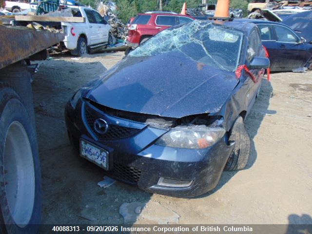 Aukcja sprzedaży 2008 Mazda 3 I, vin: JM1BK32F581107945, numer aukcji: 40088313