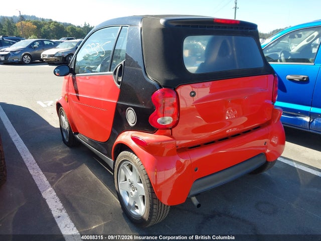 40088315 :رقم المزاد ، WMEAK00F56J258649 vin ، 2006 Smart Fortwo مزاد بيع