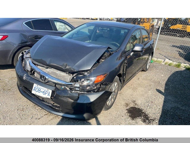 Aukcja sprzedaży 2012 Honda Civic, vin: 2HGFB2F4XCH105088, numer aukcji: 40088319