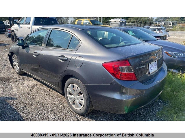 Aukcja sprzedaży 2012 Honda Civic, vin: 2HGFB2F4XCH105088, numer aukcji: 40088319