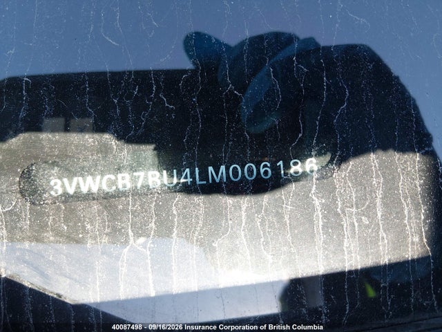 40087498 :رقم المزاد ، 3VWCB7BU4LM006186 vin ، 2020 Volkswagen Jetta S/se/r-line مزاد بيع