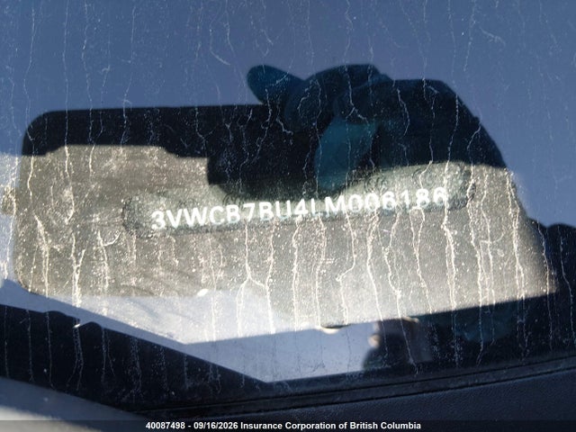 40087498 :رقم المزاد ، 3VWCB7BU4LM006186 vin ، 2020 Volkswagen Jetta S/se/r-line مزاد بيع