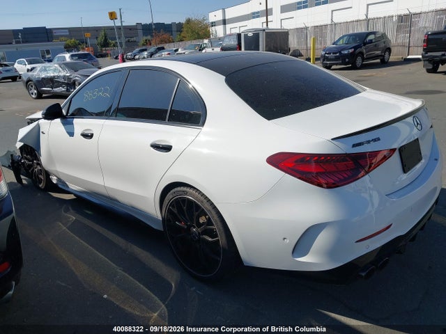 2023 Mercedes-benz C 43 Amg მანქანა იყიდება აუქციონზე, vin: W1KAF8HB1PR130386, აუქციონის ნომერი: 40088322