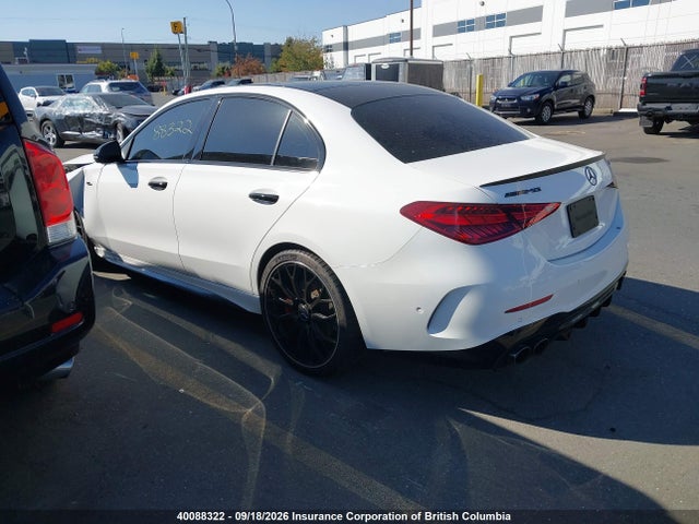 2023 Mercedes-benz C 43 Amg მანქანა იყიდება აუქციონზე, vin: W1KAF8HB1PR130386, აუქციონის ნომერი: 40088322