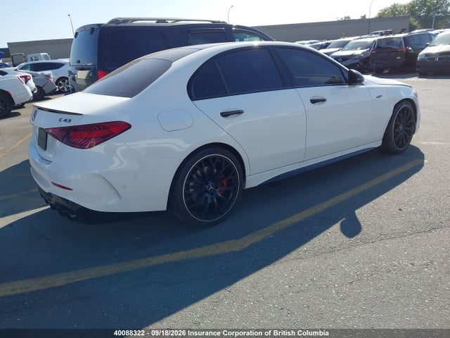 2023 Mercedes-benz C 43 Amg მანქანა იყიდება აუქციონზე, vin: W1KAF8HB1PR130386, აუქციონის ნომერი: 40088322