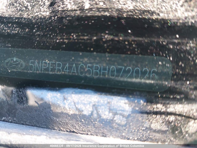 2011 Hyundai Sonata Gls მანქანა იყიდება აუქციონზე, vin: 5NPEB4AC5BH072026, აუქციონის ნომერი: 40088335