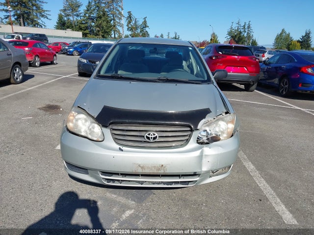 2004 Toyota Corolla Ce/le/s მანქანა იყიდება აუქციონზე, vin: 2T1BR32E94C793805, აუქციონის ნომერი: 40088337