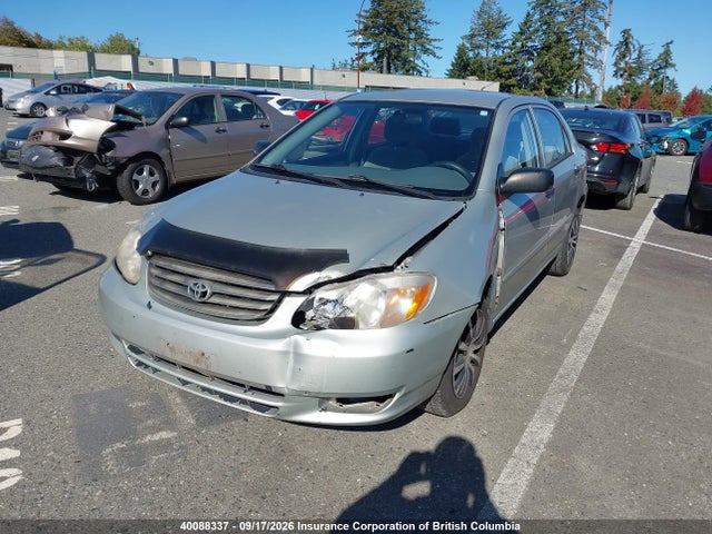 2004 Toyota Corolla Ce/le/s მანქანა იყიდება აუქციონზე, vin: 2T1BR32E94C793805, აუქციონის ნომერი: 40088337