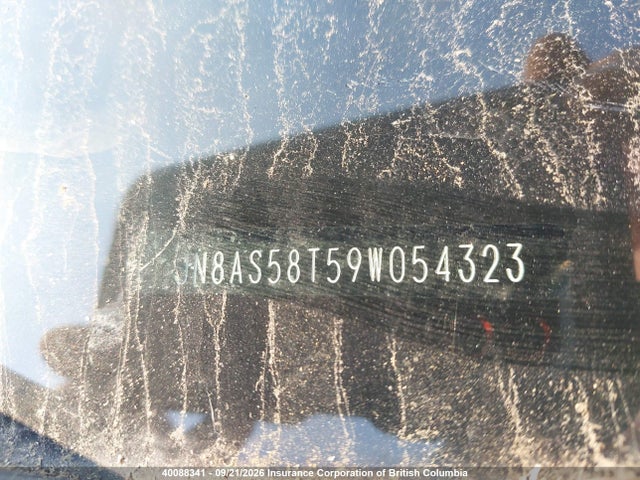 Продаж на аукціоні авто 2009 Nissan Rogue, vin: JN8AS58T59W054323, номер лоту: 40088341