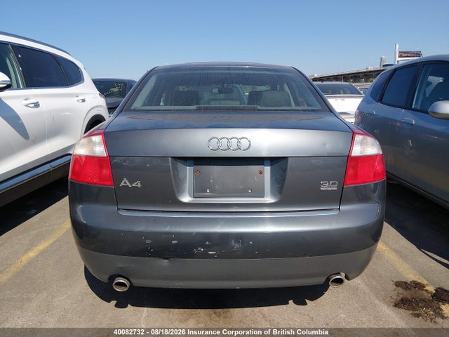 Продажа на аукционе авто 2002 Audi A4 3.0 Quattro, vin: WAULT68E92A222196, номер лота: 40082732