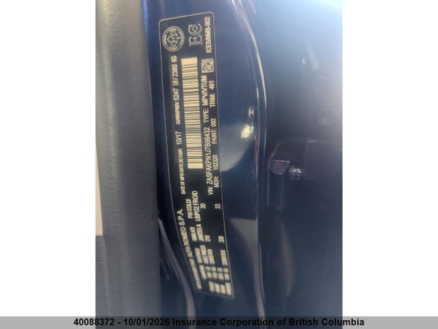 ZASFAKPN1J7B98432 Alfa Romeo Stelvio Sport