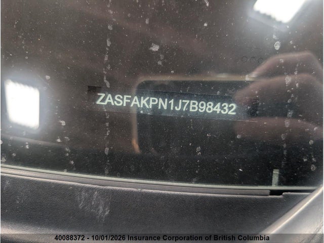 ZASFAKPN1J7B98432 Alfa Romeo Stelvio Sport