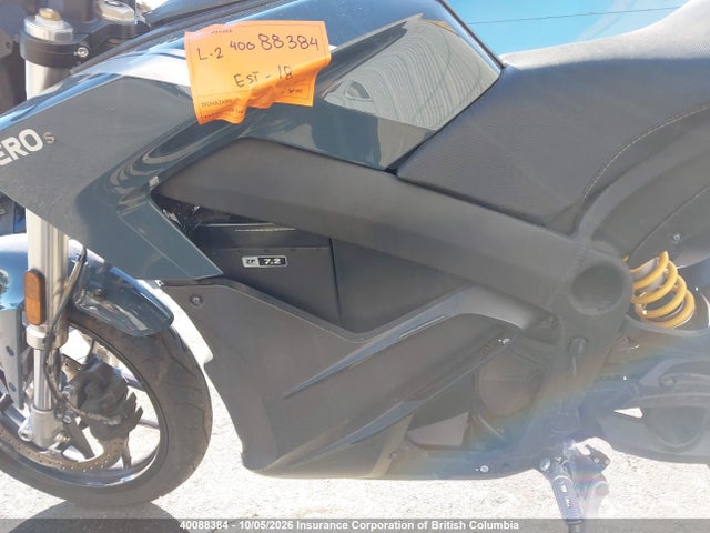 40088384 :رقم المزاد ، 538SMMZ41PCA23834 vin ، 2023 Zero Motorcycles Inc S مزاد بيع