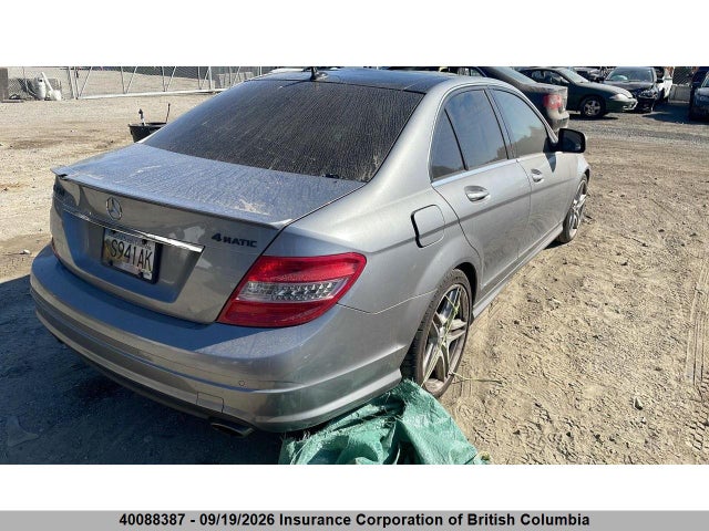 2009 Mercedes-benz C 350 4mati მანქანა იყიდება აუქციონზე, vin: WDDGF87X59F325807, აუქციონის ნომერი: 40088387
