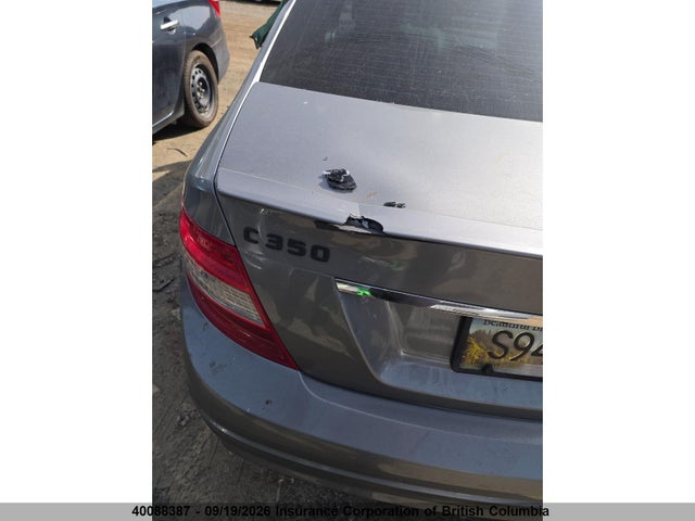 2009 Mercedes-benz C 350 4mati მანქანა იყიდება აუქციონზე, vin: WDDGF87X59F325807, აუქციონის ნომერი: 40088387