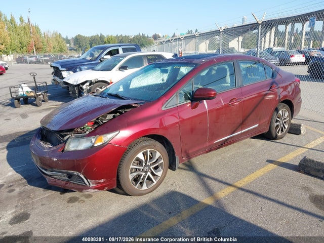 2014 Honda Civic მანქანა იყიდება აუქციონზე, vin: 2HGFB2F59EH035580, აუქციონის ნომერი: 40088391
