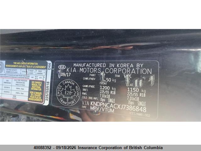KIA Sportage Ex 2018 KNDPNCACXJ7386848 Image 15