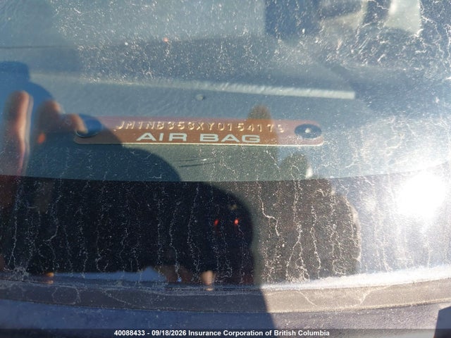 40088433 :رقم المزاد ، JM1NB353XY0154179 vin ، 2000 Mazda Mx-5 Miata Ls مزاد بيع