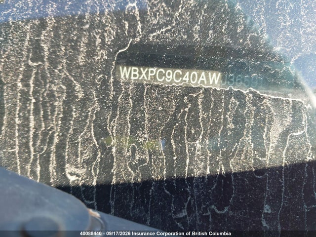 Aukcja sprzedaży 2010 Bmw X3, vin: WBXPC9C40AWJ36591, numer aukcji: 40088440