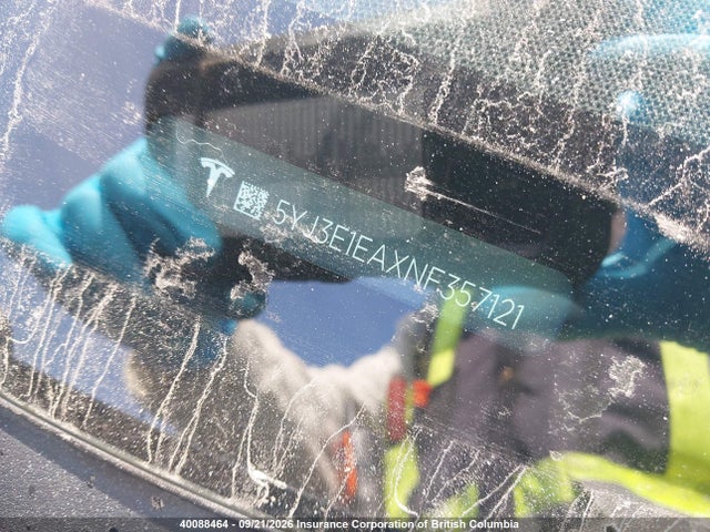 Tesla MODEL 3 2022 5YJ3E1EAXNF357121 Image 20