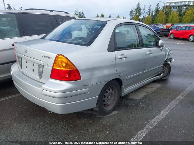 Продажа на аукционе авто 2005 Suzuki Aerio S/lx, vin: JS2RA61S055250877, номер лота: 40084492