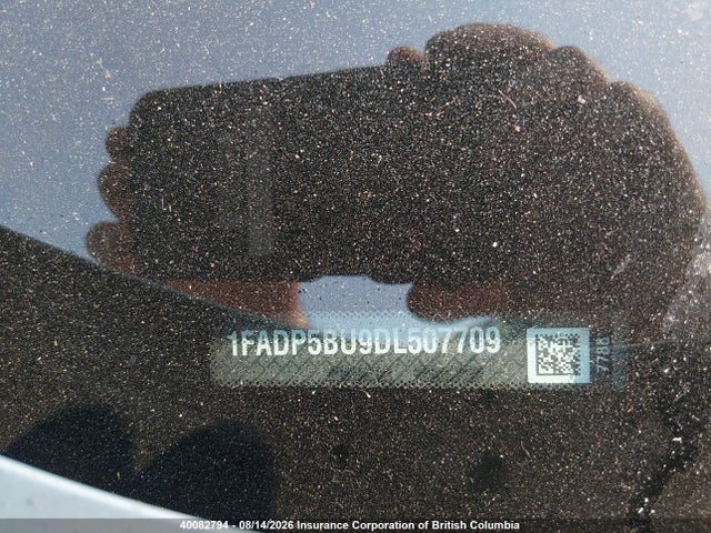 40082794 :رقم المزاد ، 1FADP5BU9DL507709 vin ، 2013 Ford C-max Sel مزاد بيع