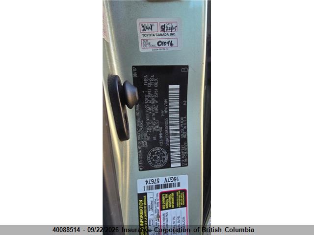 40088514 :رقم المزاد ، 5TDBK23C08S010055 vin ، 2008 Toyota Sienna Le مزاد بيع