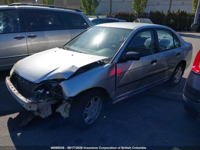 Продаж на аукціоні авто 2002 Honda Civic, vin: 2HGES16162H941054, номер лоту: 40088536