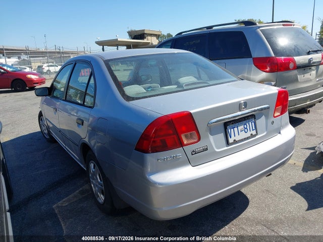 Продаж на аукціоні авто 2002 Honda Civic, vin: 2HGES16162H941054, номер лоту: 40088536