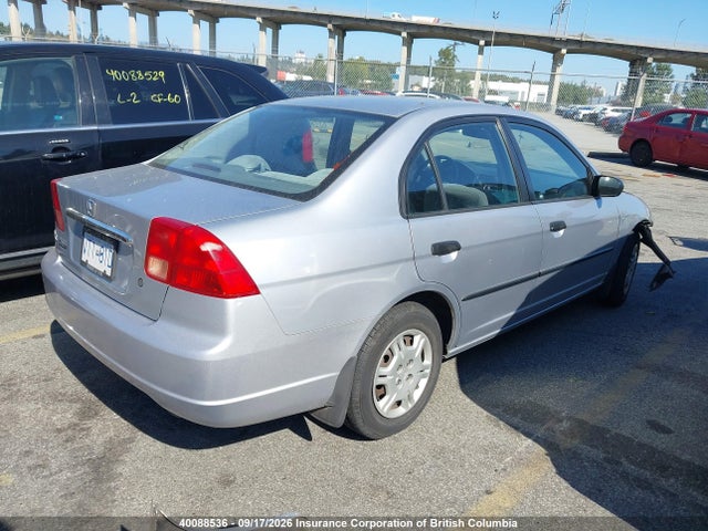 Продаж на аукціоні авто 2002 Honda Civic, vin: 2HGES16162H941054, номер лоту: 40088536