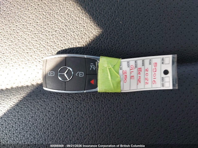 Aukcja sprzedaży 2022 Mercedes-benz Gle 350 4matic, vin: 4JGFB4KB5NA770380, numer aukcji: 40088569