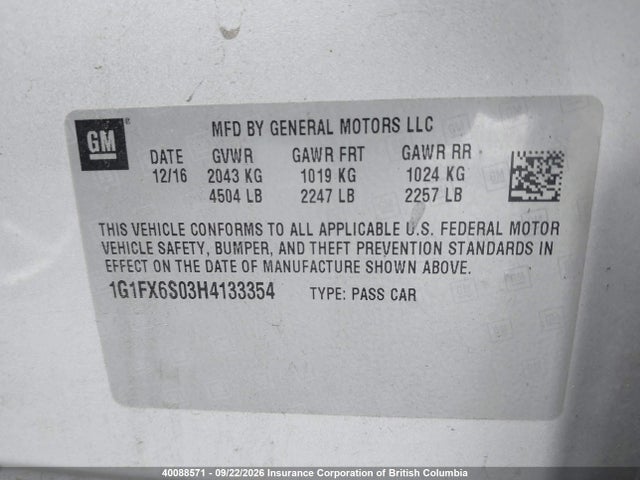 Chevrolet Bolt Ev Premier 2017 1G1FX6S03H4133354 Image 9