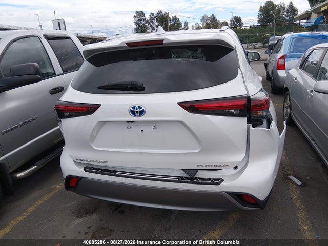 Aukcja sprzedaży 2024 Toyota Highlander Hybrid Limited/hybrid Platinum, vin: 5TDEBRCH3RS143623, numer aukcji: 40085286