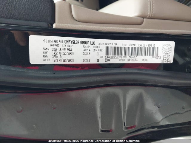 40084958 :رقم المزاد ، 1J4RR5GG1BC551773 vin ، 2011 Jeep Grand Cherokee Limited مزاد بيع