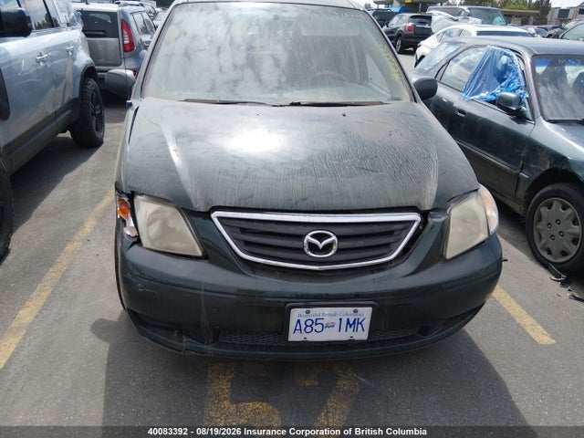 2001 Mazda Mpv Wagon მანქანა იყიდება აუქციონზე, vin: JM3LW28G710204635, აუქციონის ნომერი: 40083392
