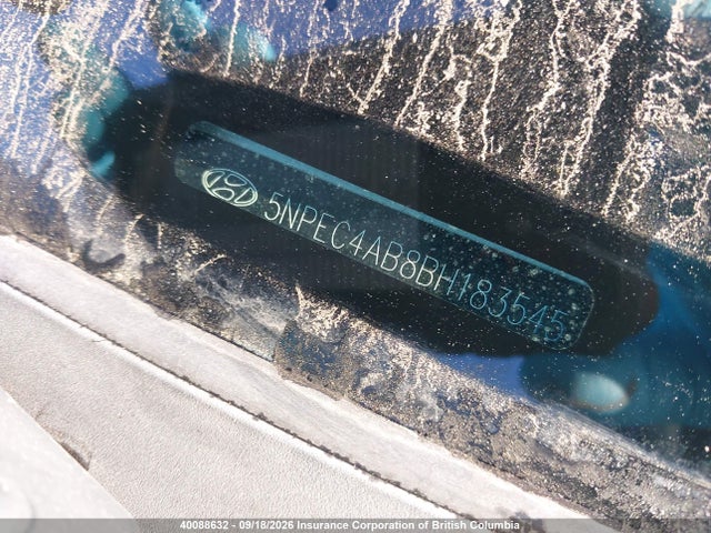 2011 Hyundai Sonata Se/limited მანქანა იყიდება აუქციონზე, vin: 5NPEC4AB8BH183545, აუქციონის ნომერი: 40088632