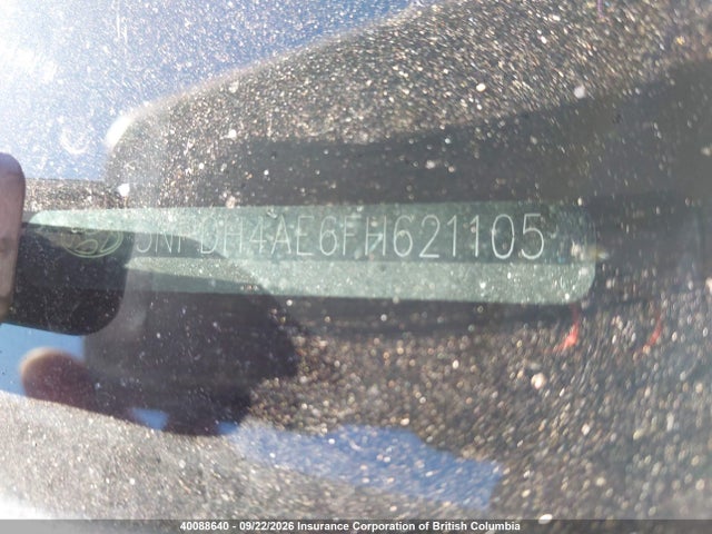 40088640 :رقم المزاد ، 5NPDH4AE6FH621105 vin ، 2015 Hyundai Elantra Se/sport/limited مزاد بيع