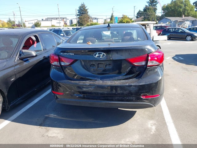 40088640 :رقم المزاد ، 5NPDH4AE6FH621105 vin ، 2015 Hyundai Elantra Se/sport/limited مزاد بيع